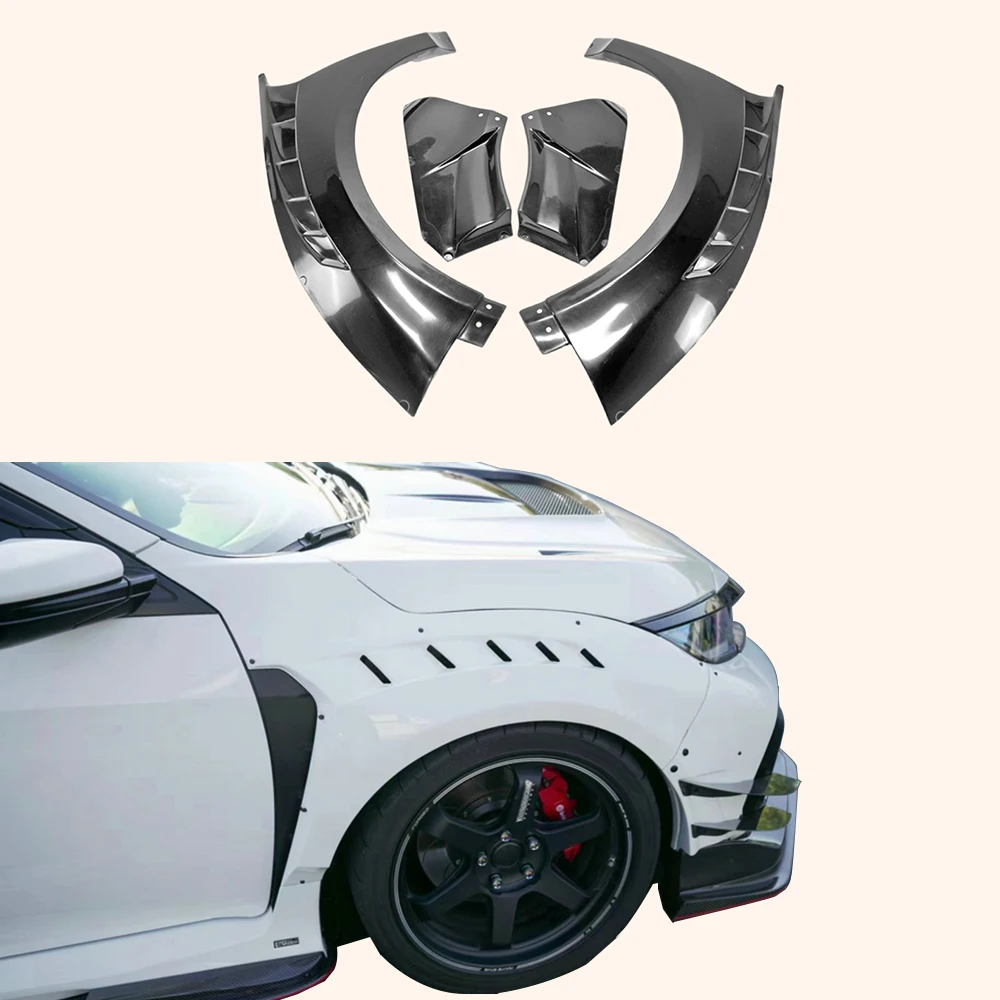

Для Honda Civic Type R FK8 17-21 (только широкий корпус) Переднее крыло из стекловолокна VRS