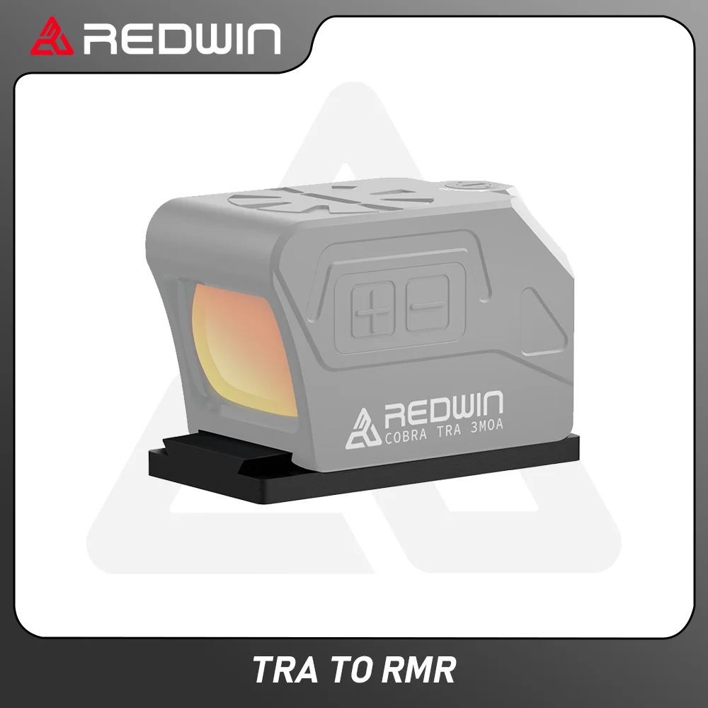 Red Win RMR to TRA adattatore per piastra di montaggio T6061 alluminio adatto per il montaggio ACRO Cobra TRA Red Dot Sight su pistole ottiche pronte