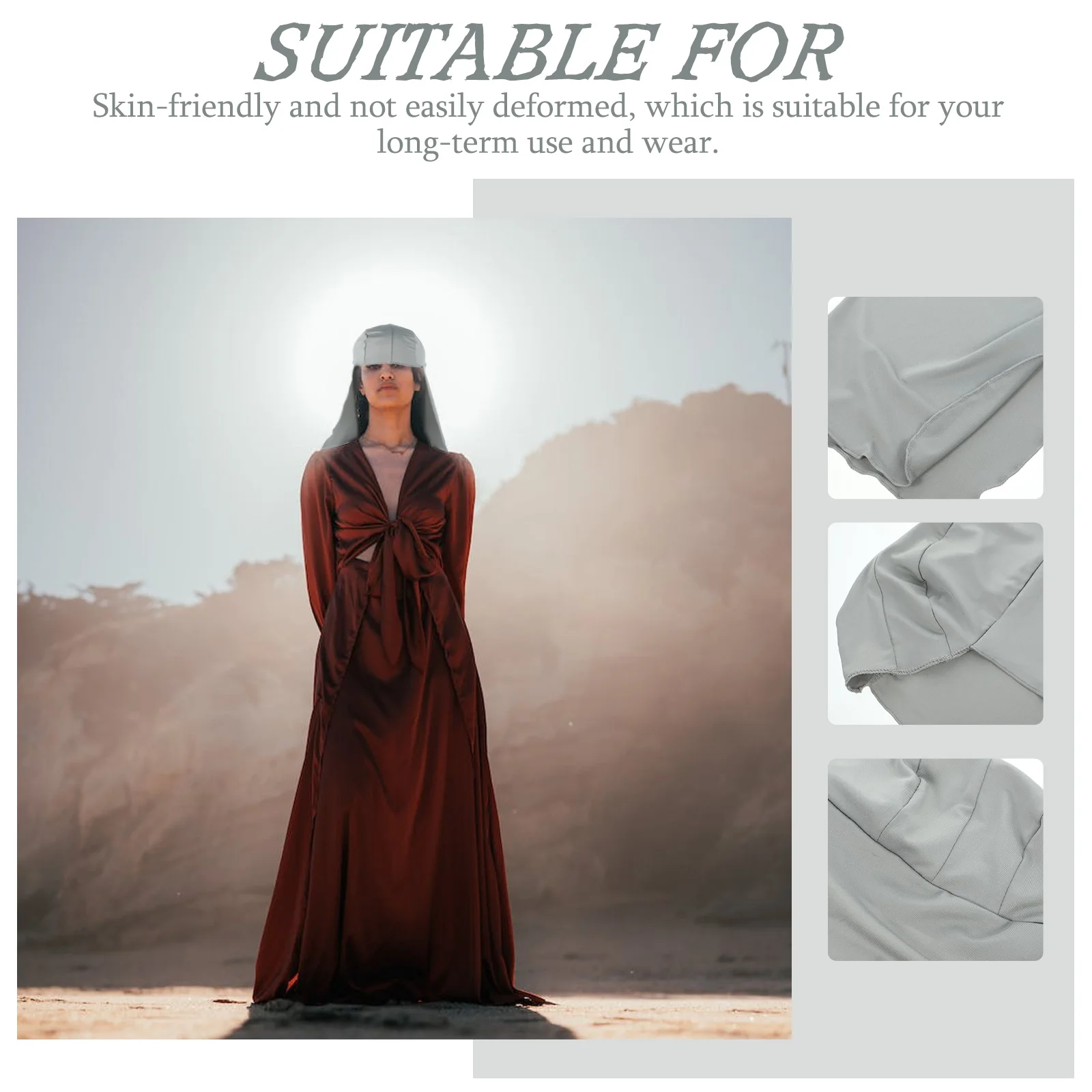 

2 pcs Summer Sports Hat Neck Sun Protection Fishing Outdoor Sun Hat Neck Flap Cover Elastic Cotton Material For Hiking Beach