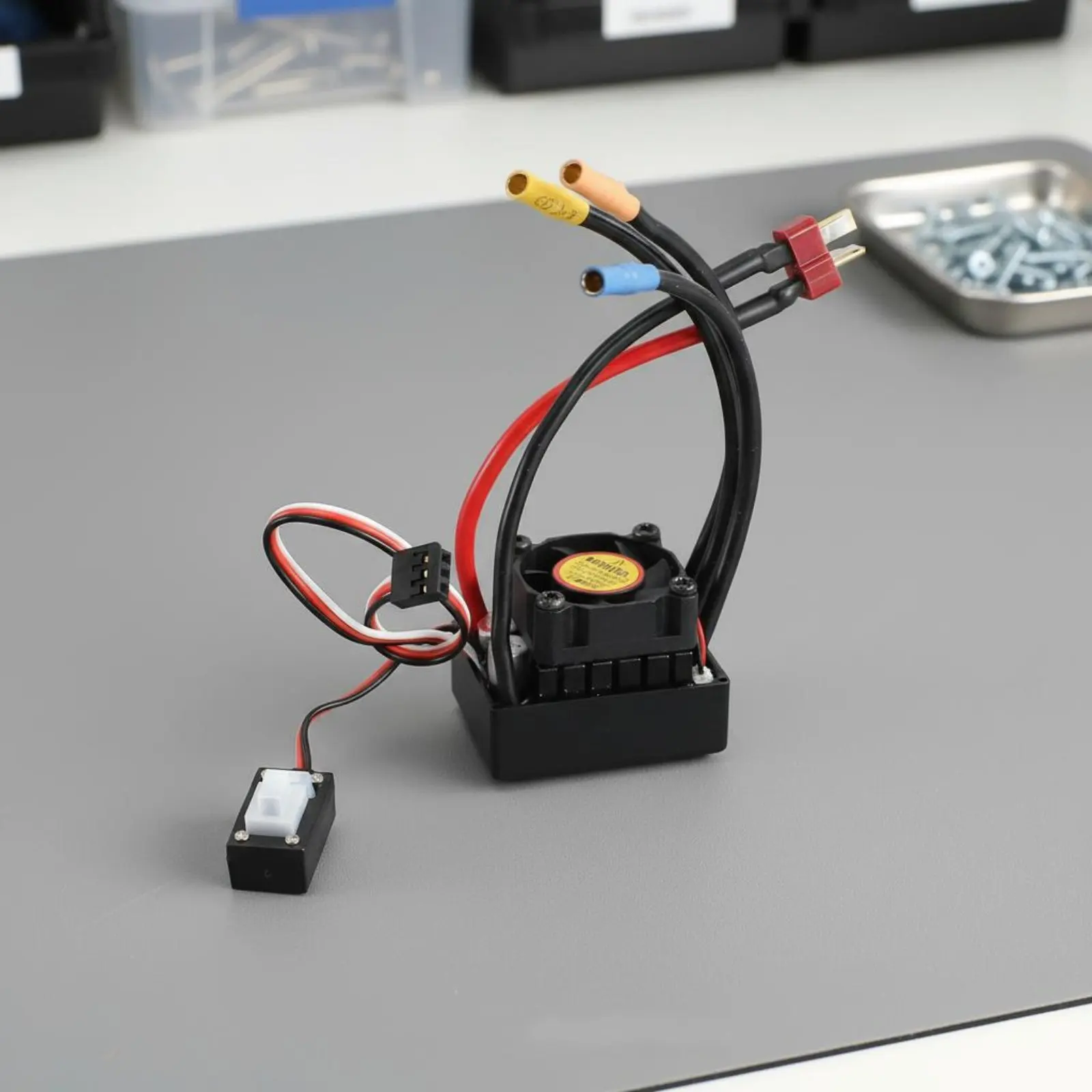 Brushless ESC Throttle Reaction Brushless Electronic Speed Controller RC Car ESC Steady Acceleration Wireless Control Gear