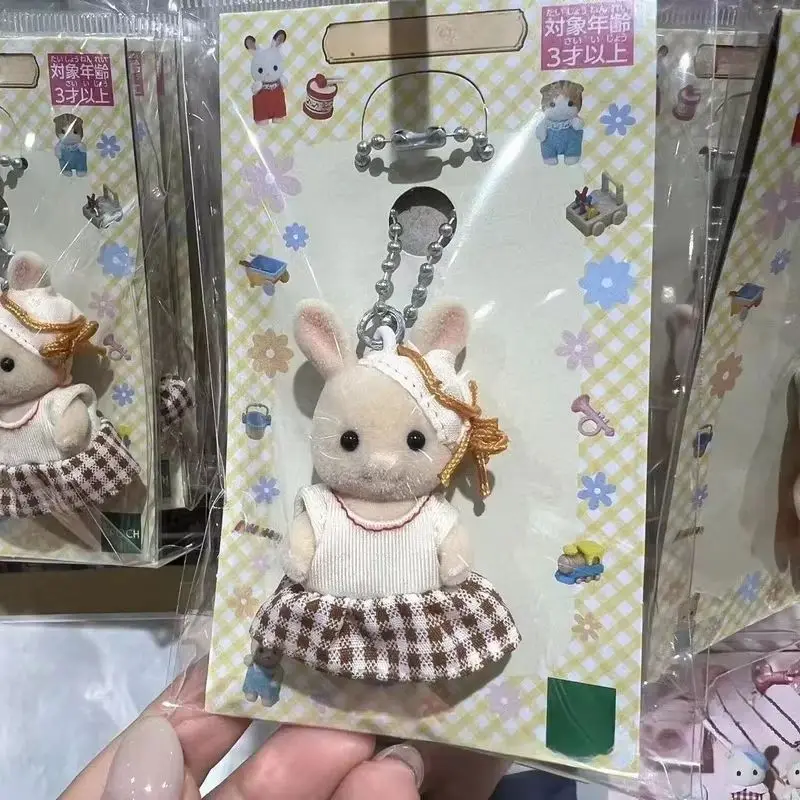 Hot Sale Sylvanian Families Character Ternurine Action Doll Limited Edition Keychain Character Room Decor Children Birthday Gift