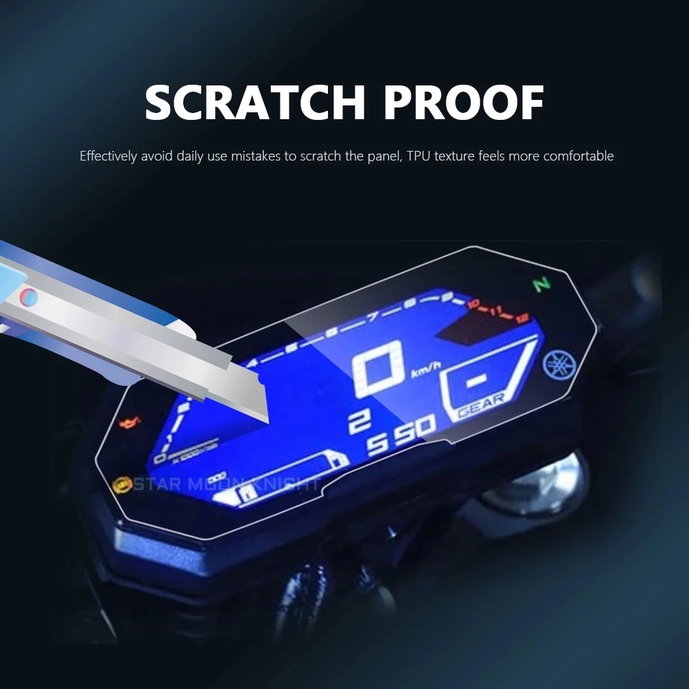 For YAMAHA MT 07 MT-07 FZ-07 2021-2023 Dashboard Screen Protector MT07 FZ07 TPU Instrument Film Motorcycle Accessories