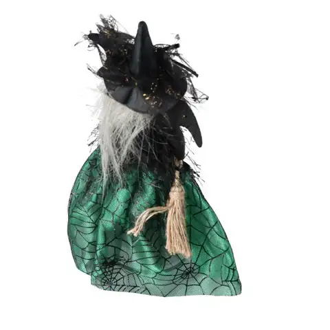 Creativo di alta qualità Halloween strega bambola strega di seta casa stregata bambola spaventoso nero decorazioni di Halloween