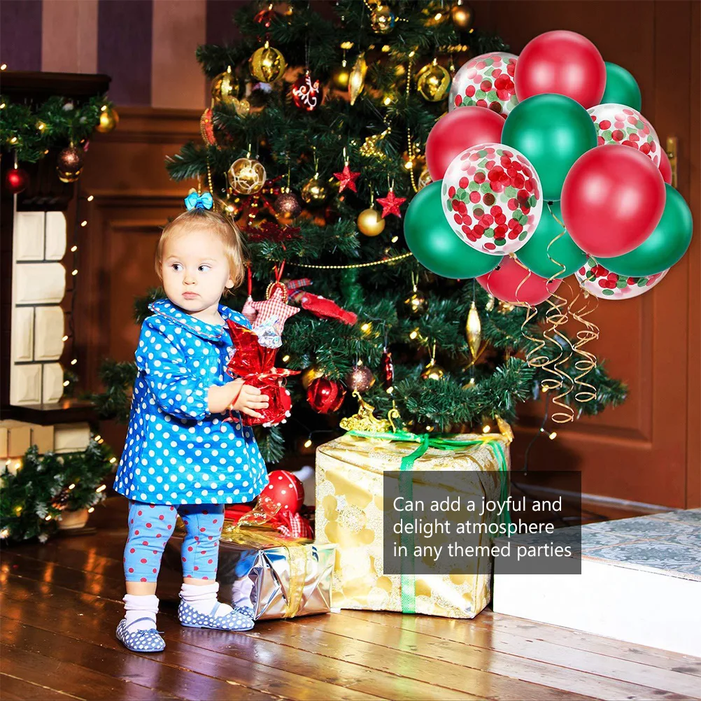 

12 Pcs Balloon Suit Decorative Balloons Holiday Decoration Decorations Christmas