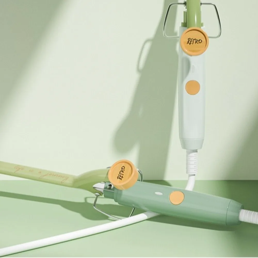 

New 9mm Wool Hair Curling Iron Electric Short Hair Curler Wand Ceramic Ultra-fine Electric Curling Iron Salon Styling Tool