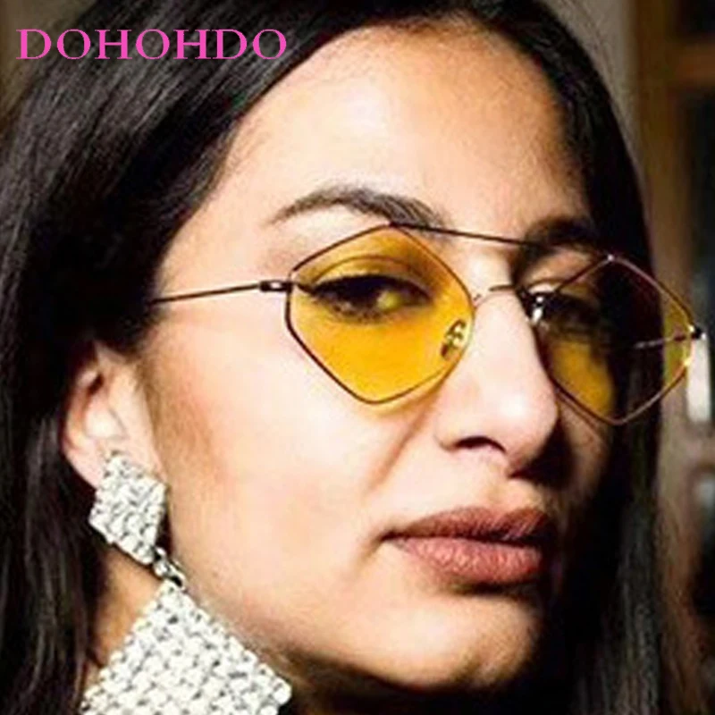 

Retro Brand Designer Metal Polygonal Pilot Women Sunglasses Trendy Men Shades Outdoor Driving Travel Eyewear Female UV400 Очки