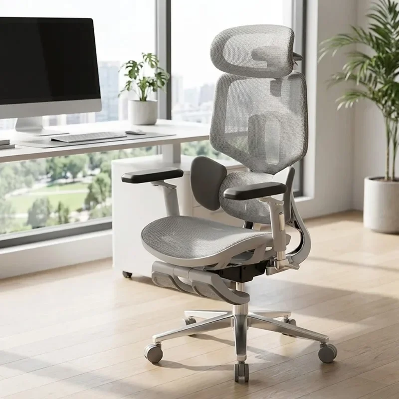 for Home Computer Desk Gaming Armchair European Style Swivel Executive Seating Ergonomic Office Chairs with Lumbar Support