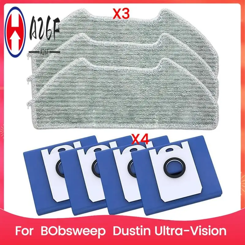 

A26F-вакуумные запасные части для Bobsweep для Dustin для Ultra-Vision, запасные аксессуары для пылесоса, тряпка для швабры, мешки для пыли