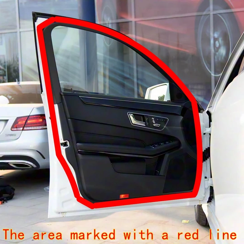 メルセデス・ベンツeクラスw212-c207-e180-e200-e260-e300-e320-e400のドアシール、防水・防音ゴムストリップに適しています。