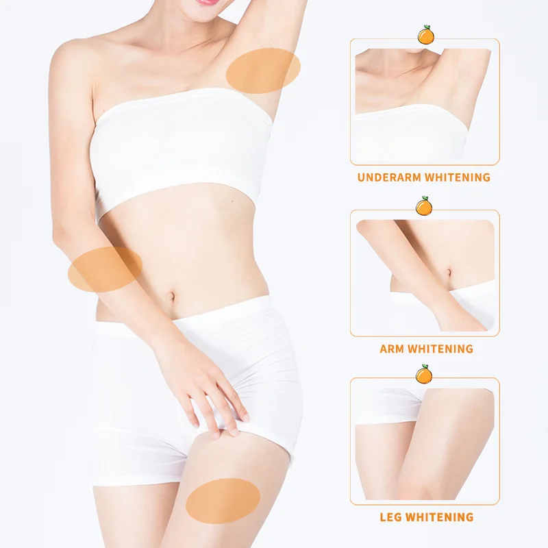 Sadoer vitamina c creme de clareamento corpo axila nutritivo anti-envelhecimento suave hidratante loção corporal cremes esfoliantes cuidados com a pele