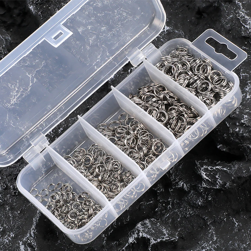 

500Pcs Durable Jump Rings Antideformation Connectors for DIY Craft Necklace Bracelet Making Jewelry Jump Rings