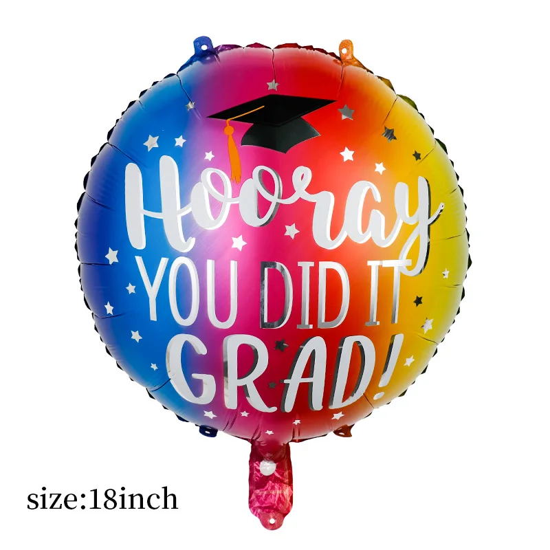 بالون التخرج ديكور حفلات التخرج 2023 تهنئة بالونات الهيليوم احباط التخرج ديكور الدراسات العليا في المدرسة