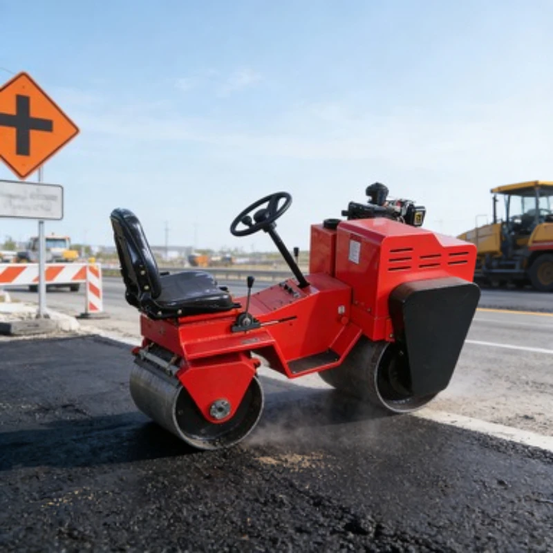 16 Ton Single Drum Road Roller Heavy Duty Compaction Equipment For Highway Constructio