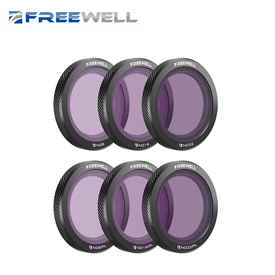 Freewell Drone Magnetic Filters For DJI Neo Magnetic Filters All Day 6 Pack Enhance Your Aerial Photography Drones Accessories