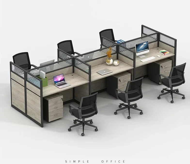 Modern Solid Height Sit And Stand Office Desk With Chair Furniture