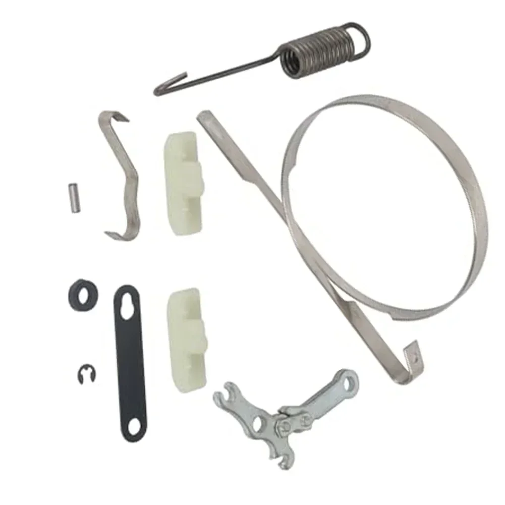 Chainsaw Brake Repair Set for MS250 MS230 MS210 025 023 021 includes Flat Spring and Guide Bumper Strips Long Lifespan