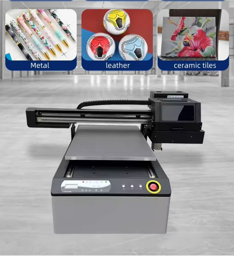 Großformatige multifunktionale Tintenstrahldrucker Hotel Automatische digitale Flachbettmaschine 6090 UV-Drucker für Druckgeschäfte
