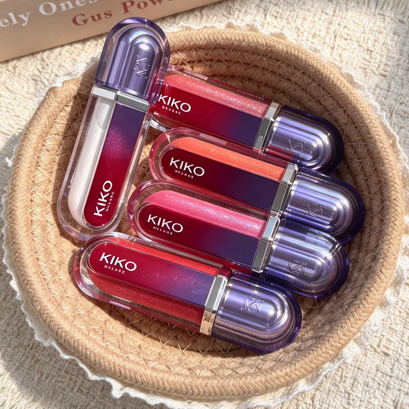 KIKO 3D Hydra Xtreme Lip Gloss Limited Edition & 3D Hydra Lipgloss 6ml Moisturising Lip Balm Lip Combo Hot Brand Makeup Products