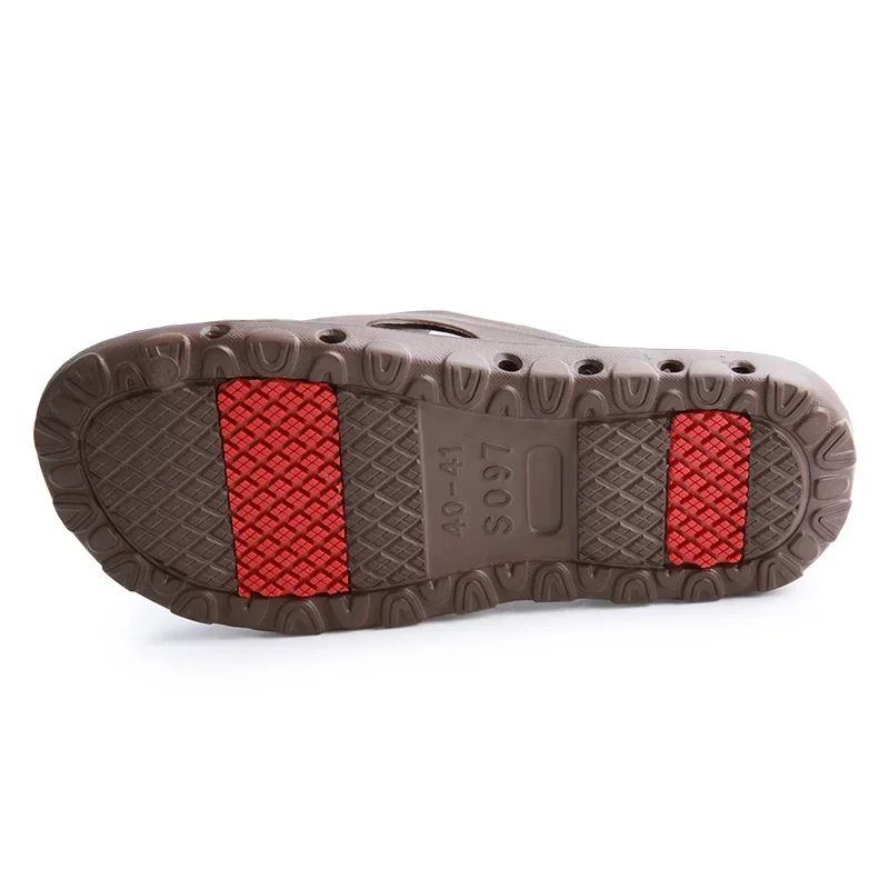 Bottom Ladies Slippers Non-Slip Thick-Heeled Beach Slippers for Men and Women Couples Home Bathroom Sandals Anti-Slip Rubber