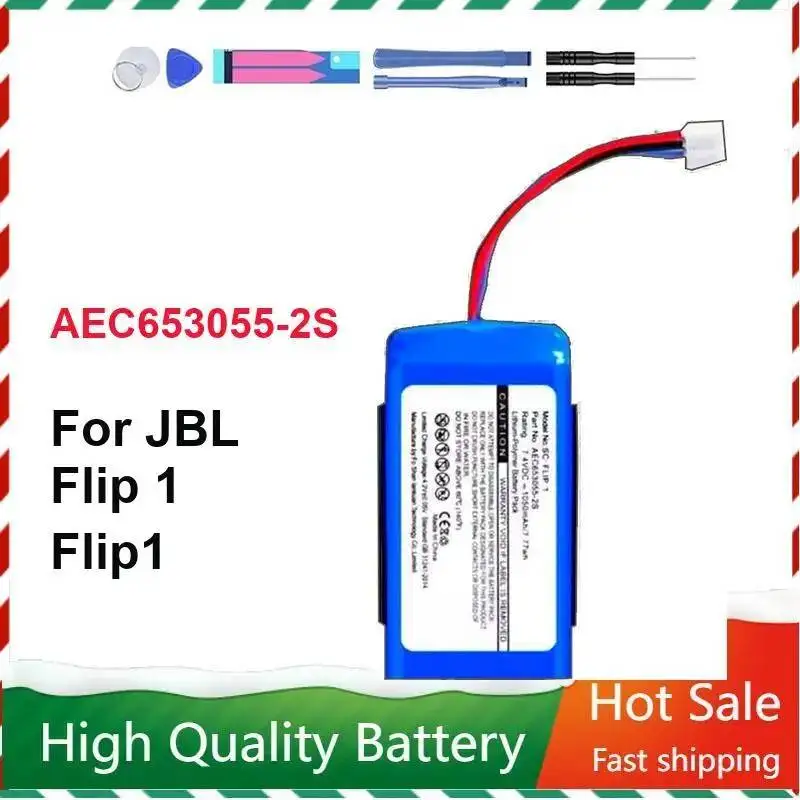 Speaker Battery For Jbl Flip 1 Flip1 AEC653055-2S 1050mAh Long Lasting