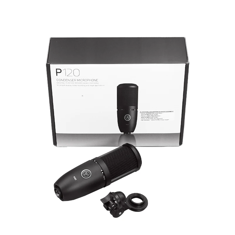 

Профессиональный конденсаторный студийный микрофон P120 для потоковой передачи вокала и домашнего студийного аудиооборудования