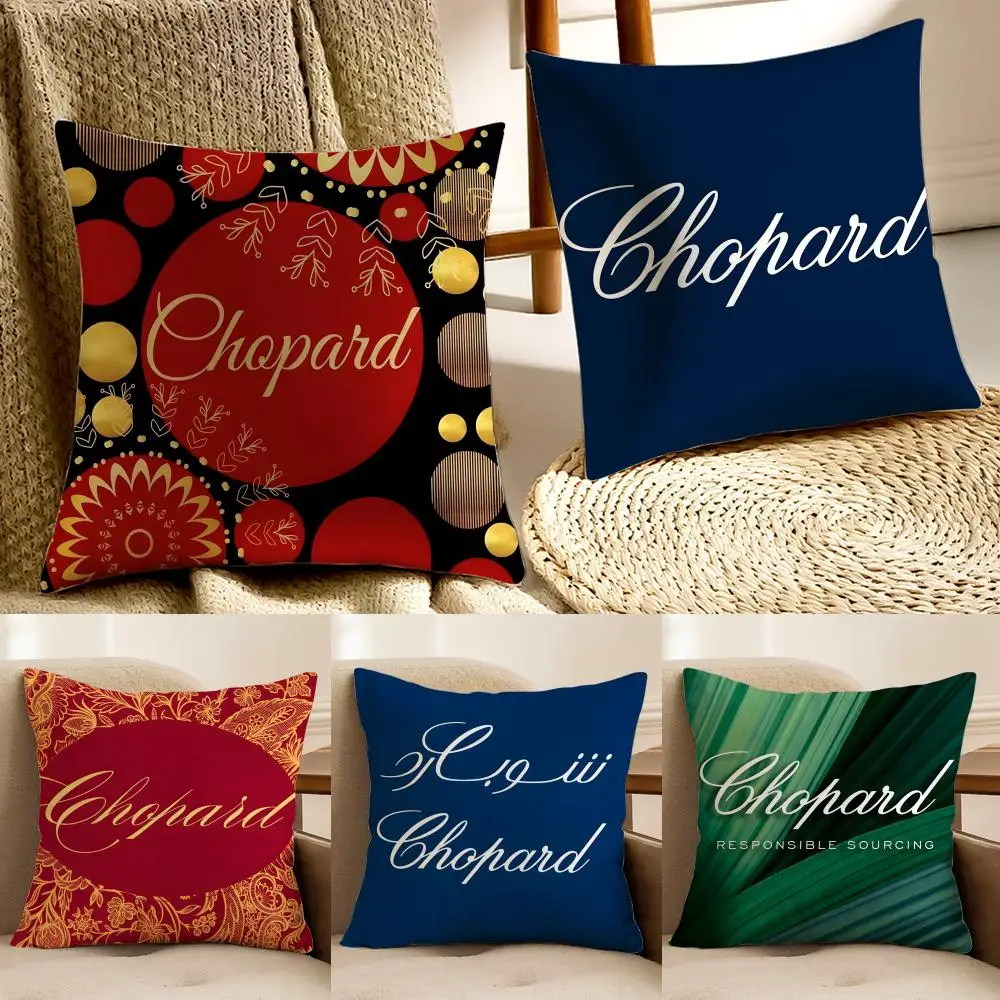 Luxury Watch Swiss Chopard Cushion Cover Pillowcase Anti-dustmite living Room Sofa Decor Cushion Room