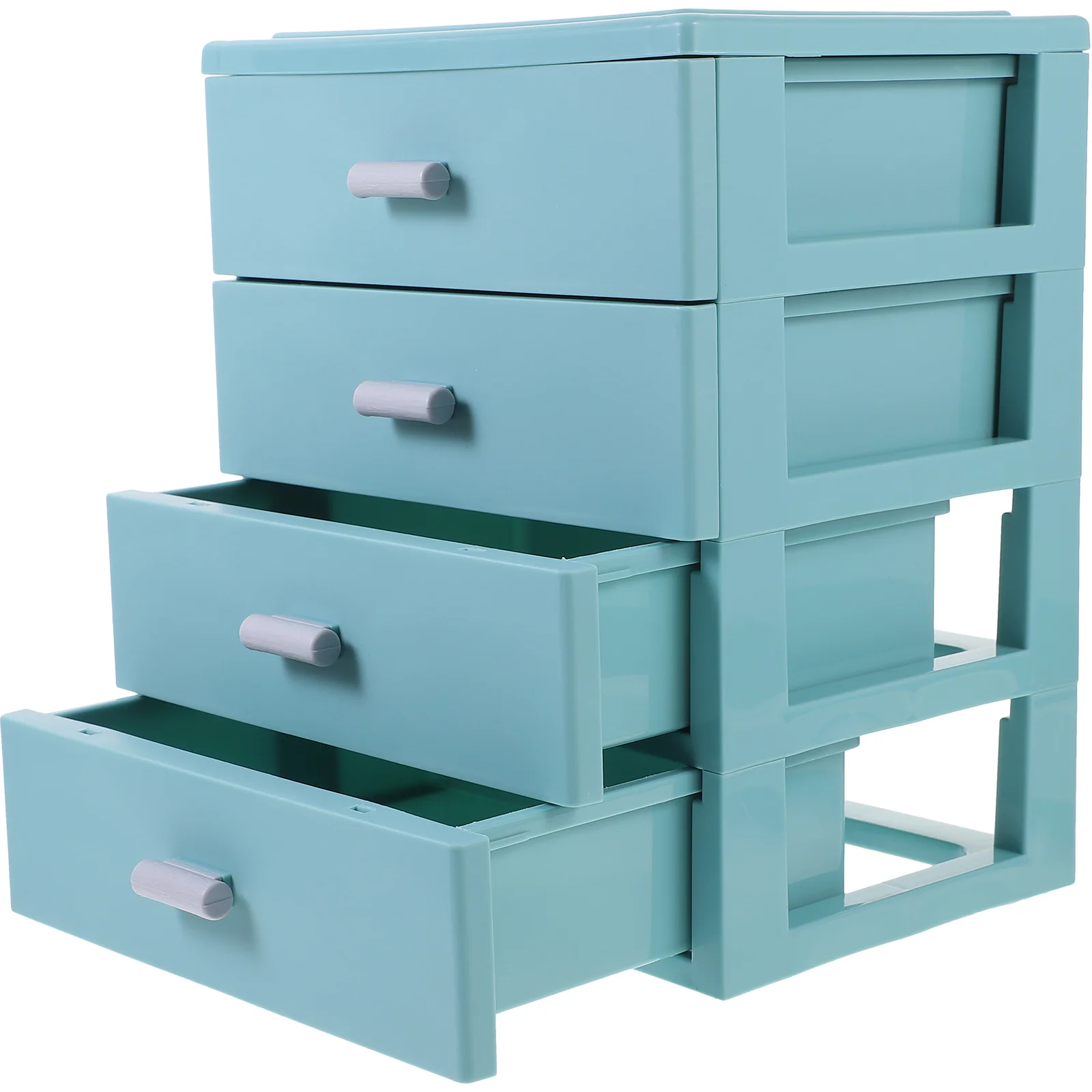 Stationery Storage Box Desktop Drawers Case Small Organizer Office Tabletop Type