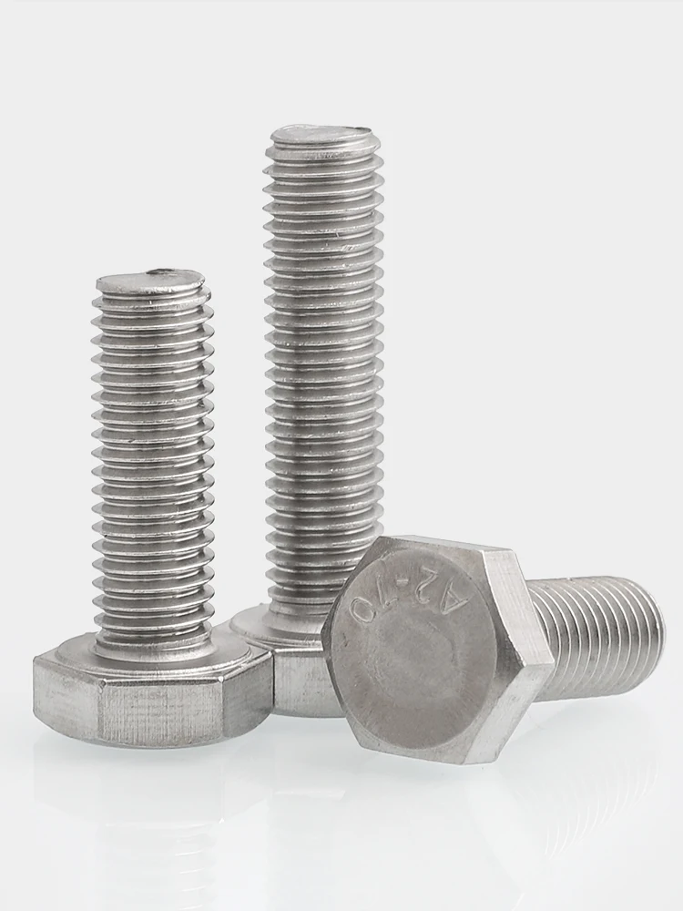 M4 M5 M6 M8 M10 M12 304 Stainless Steel Reverse Tooth External Hex Hexagon Screw Left Hand Thread Bolt