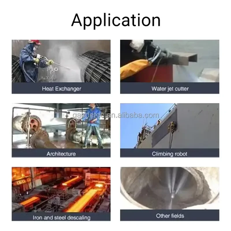 Full-Automatic Hydro Blasting Machine Water Jetting Equipment Cleaner Unit for Heat Exchanger Tube Cleaning