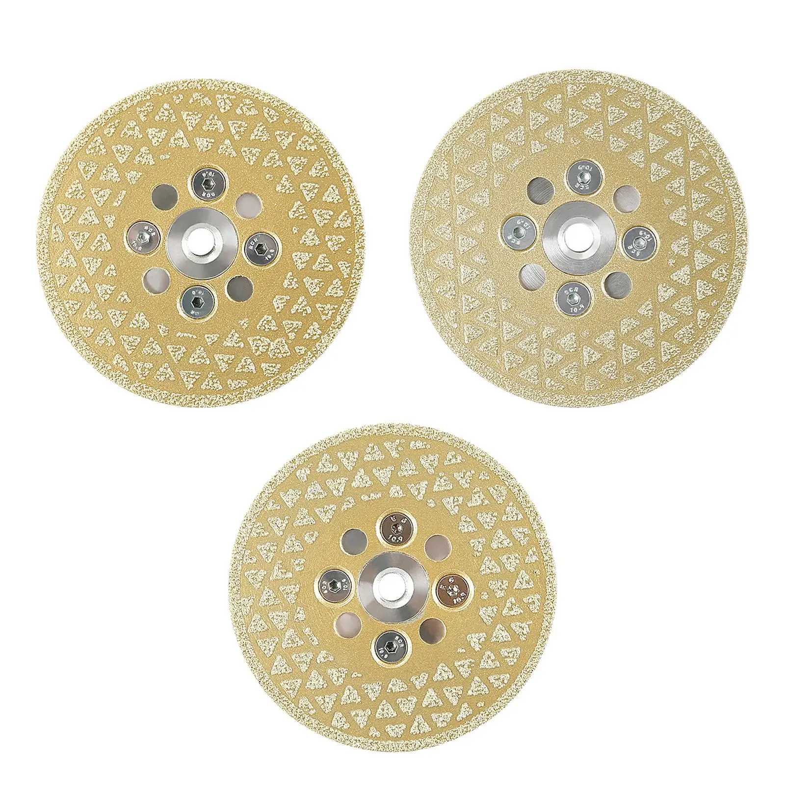 4inch Diamond Granite Grinding Wheel Accessories M10 Thread Double Side for Dry or Wet Grinding Replace Parts Wear Resistant