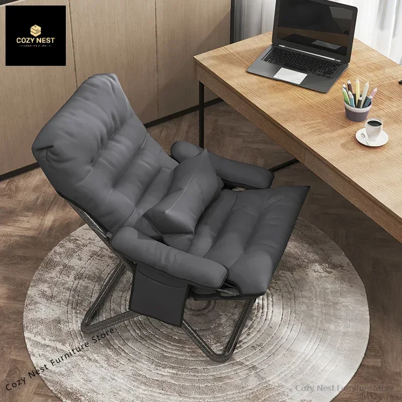 

Reclining chair lunch break home leisure dormitory lazy sofa dormitory college student computer chair folding chair backrest can