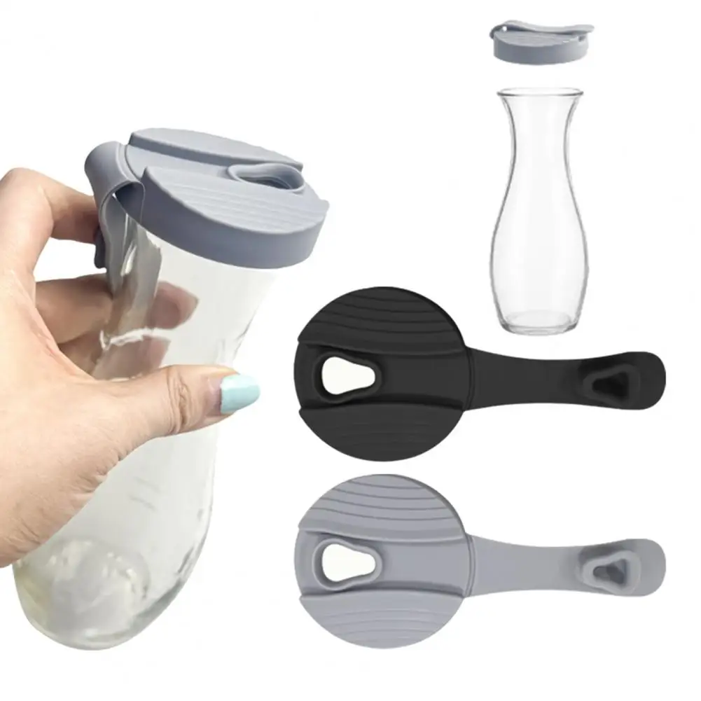 Long-lasting Bottle Cap Silicone Bottle Caps Set Easy Snap-on Seal Covers for Salad Flasks Flavor Preservation Bottle Lid