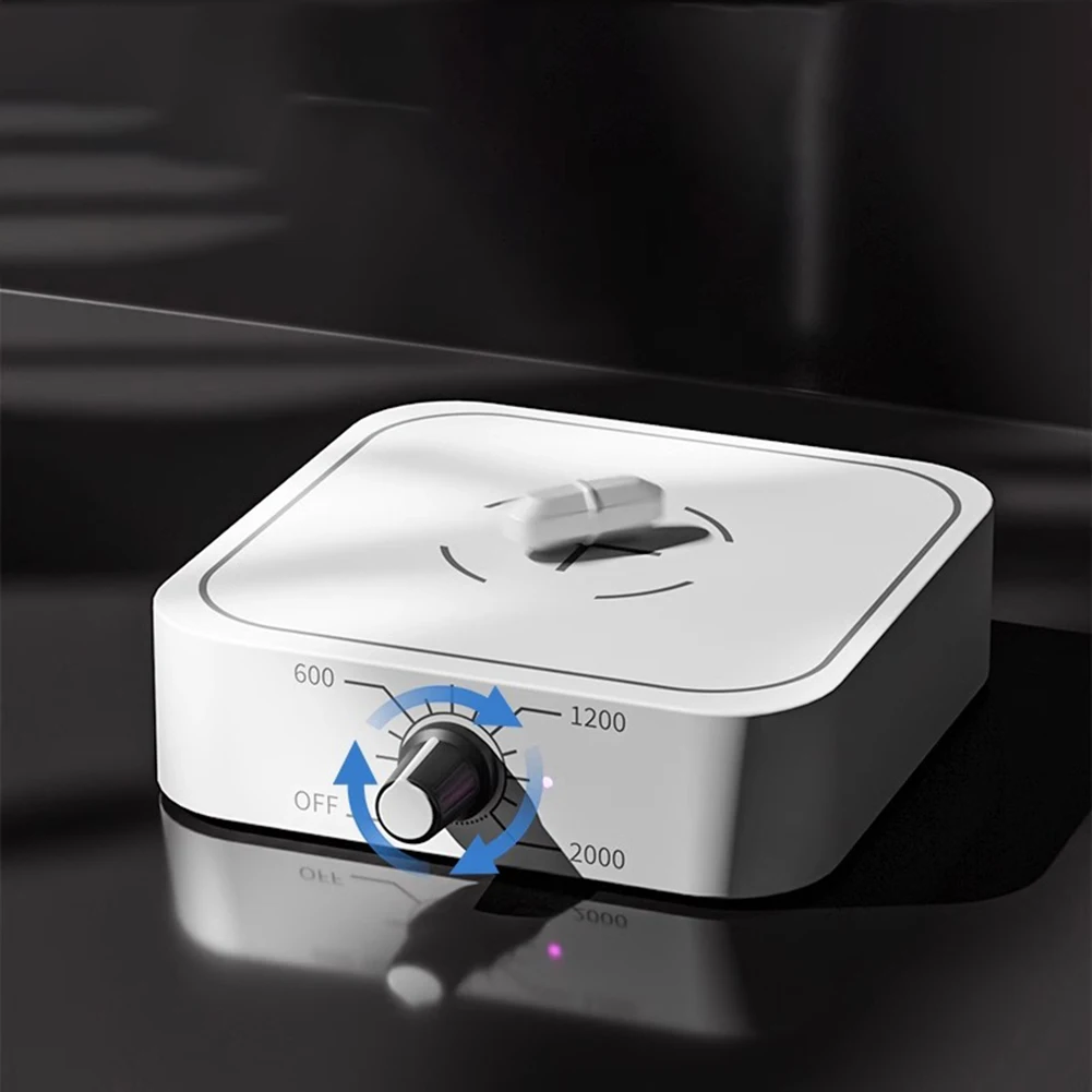 Laboratory mini magnetic electric stirrer automatic with adjustable speed range 200 to 2000 RPM plastic compact design