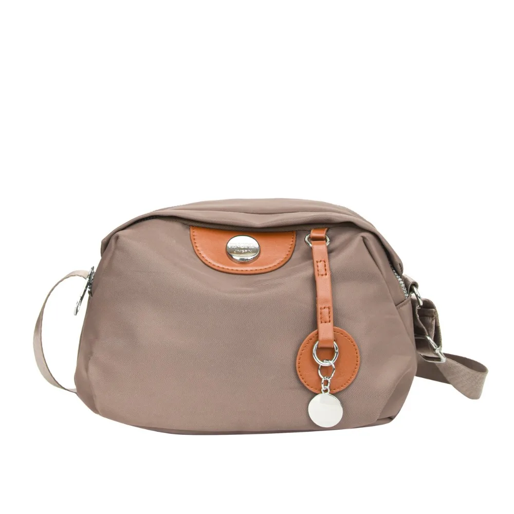 

Portable Shell Nylon Crossbody Bag Waterproof Casual Messenger Shoulder Bag Large Capacity Solid Color Oxford Cloth Dumpling Bag