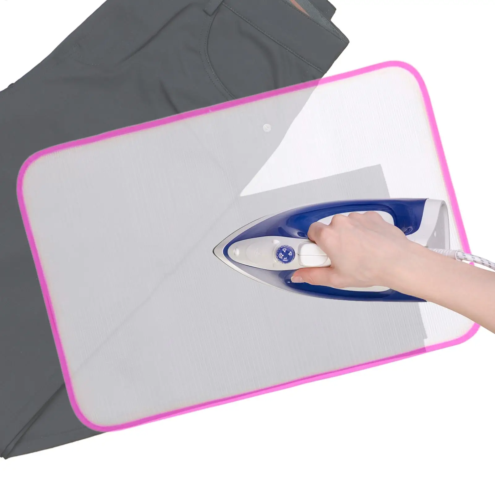 Ironing Cloth 40x60cm Heat Resistant Portable Mesh Protective Pad Garment Care For Fabrics Home Travel Bedroom DIY Gift
