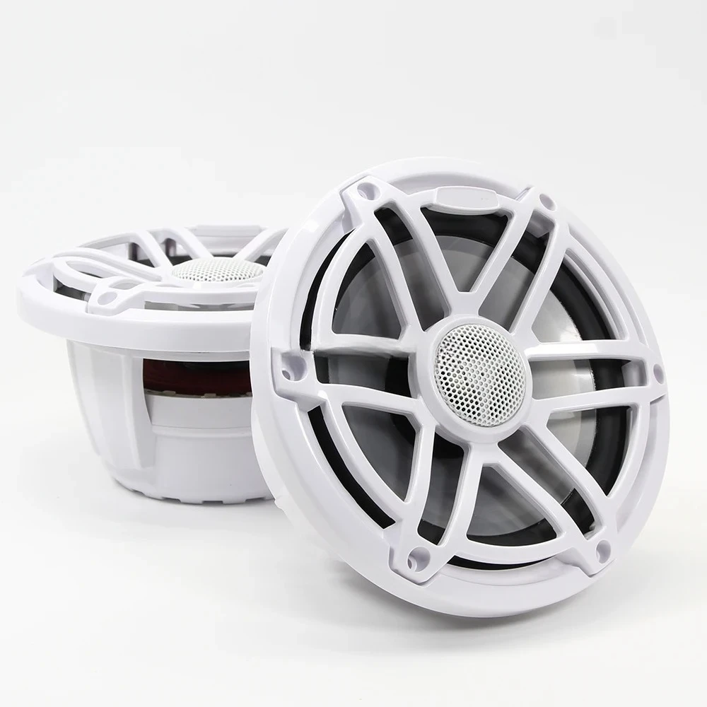 12v iate colorido à prova d'água buzina controle remoto mudança de cor alto-falante marinho alto-falante de iate luz rgb à prova d'água e ferrugem