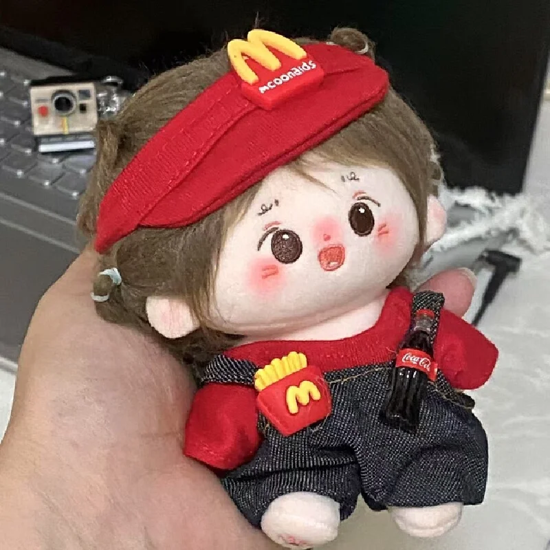 Suitable for 20 cm x 10 cm cotton doll clothes plush toys baby dolls costume interchangeable replacement cute doll outfit set dr