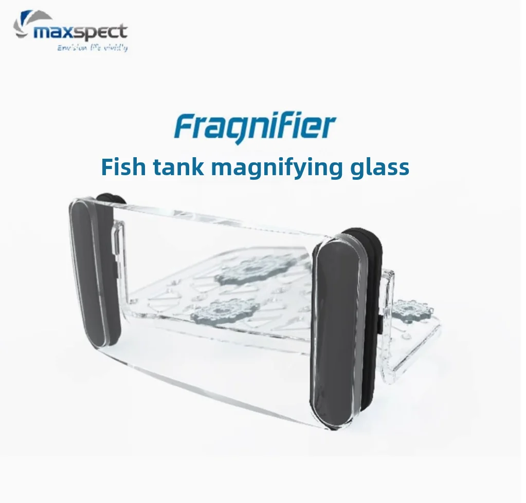 

Multi-Functional Fragnifier Magnifying Glass Coral Frag Rack & Scraper N52 Magnets for Easy Coral Observation Marine Tank Tool
