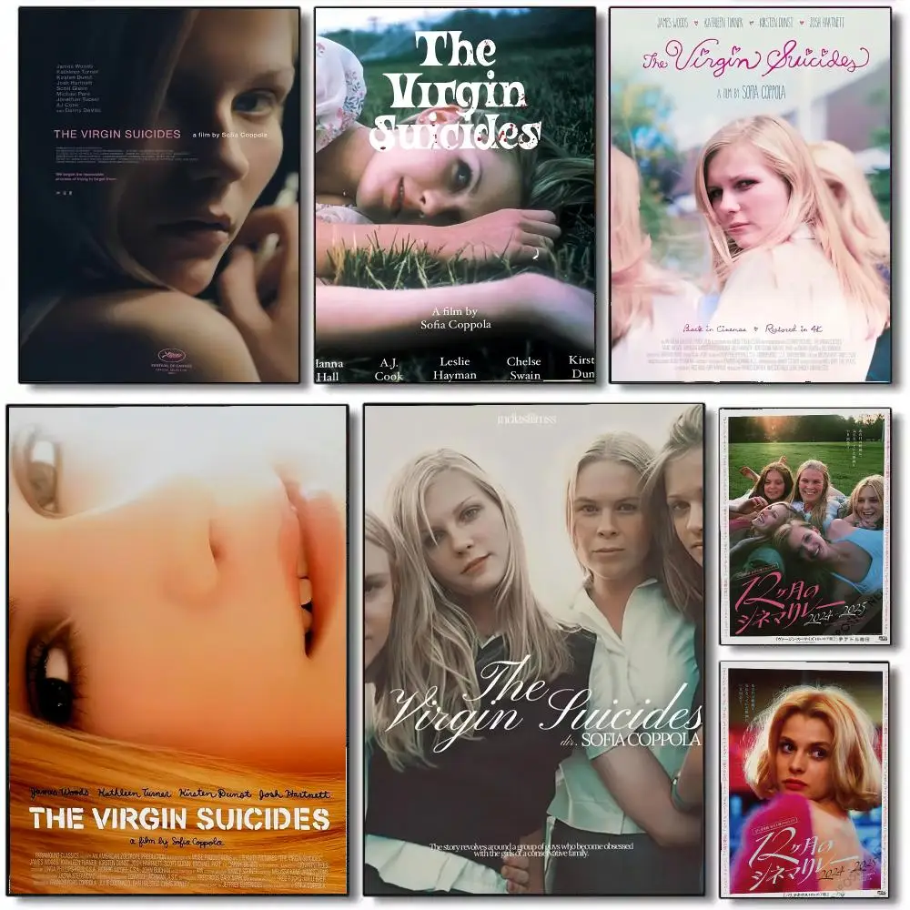 Movie T-The Virgin Suicides Poster Wall Art Printed Decor Sticker Stylish Home Gift for Living Room Bedroom Corridor Cafe