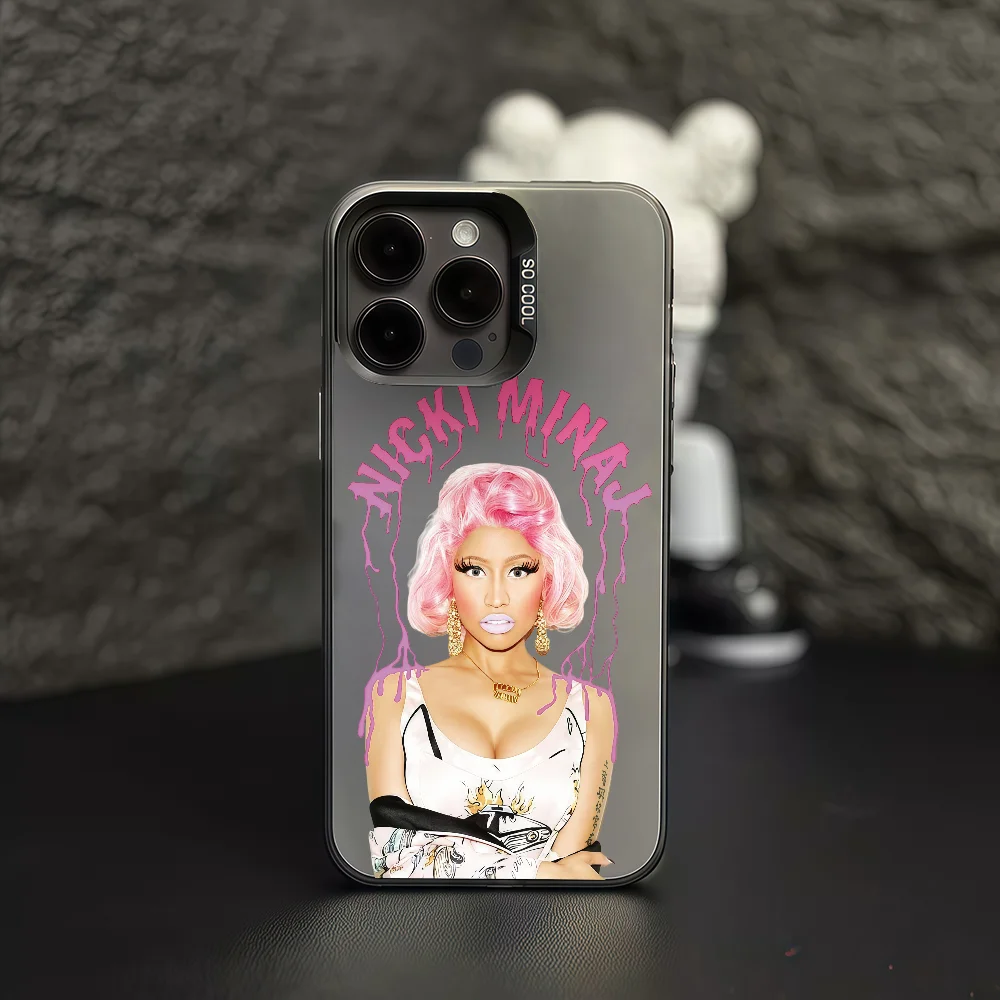 Custodia per telefono Cantante per Samsung A07 A17 A06 S25 S24 S23 Ultra FE Plus Custodia protettiva a colori Nicki Minaj IMD