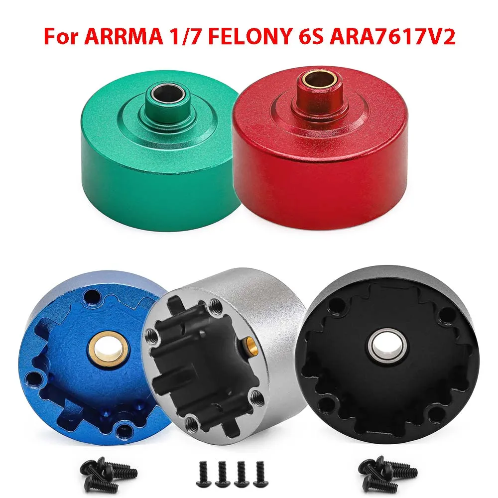 

Для ARRMA 1/7 FELONY 6S ARA7617V2 комплект корпуса дифференциала из алюминиевого сплава с ЧПУ, аксессуары для радиоуправляемых моделей