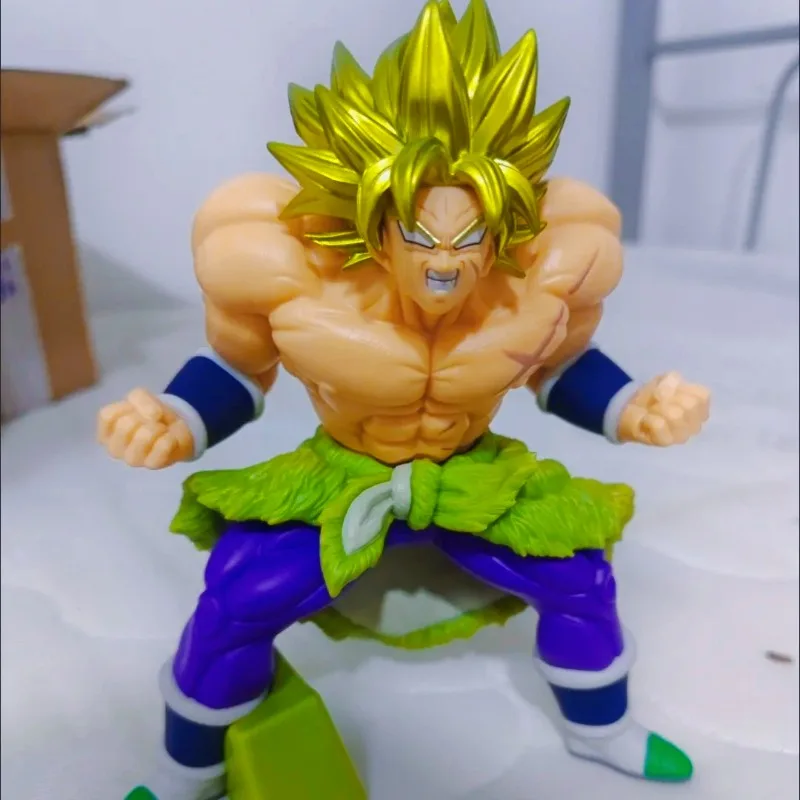 

Bandai Banpresto Dragon Ball Saiyan BOS SP 17 Broly Anime Figure Desktop Ornaments Children's Gifts Model Doll Toy Peripheral