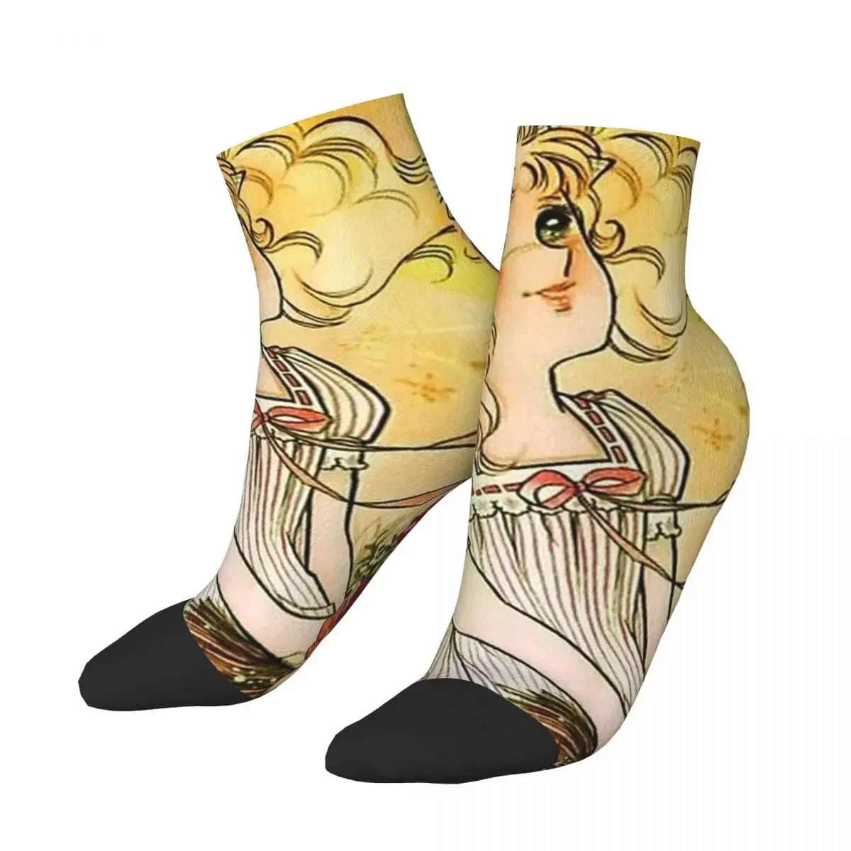 

Candy Candy Anime Socks Harajuku Super Soft Stockings All Season Socks Accessories for Man's Woman's Christmas Gifts