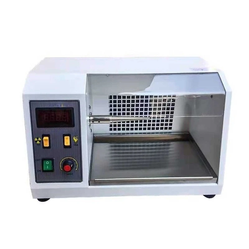 Desktop vacuum jewelry mirror grinding digital display cloth wheel machine, adjustable speed small with light