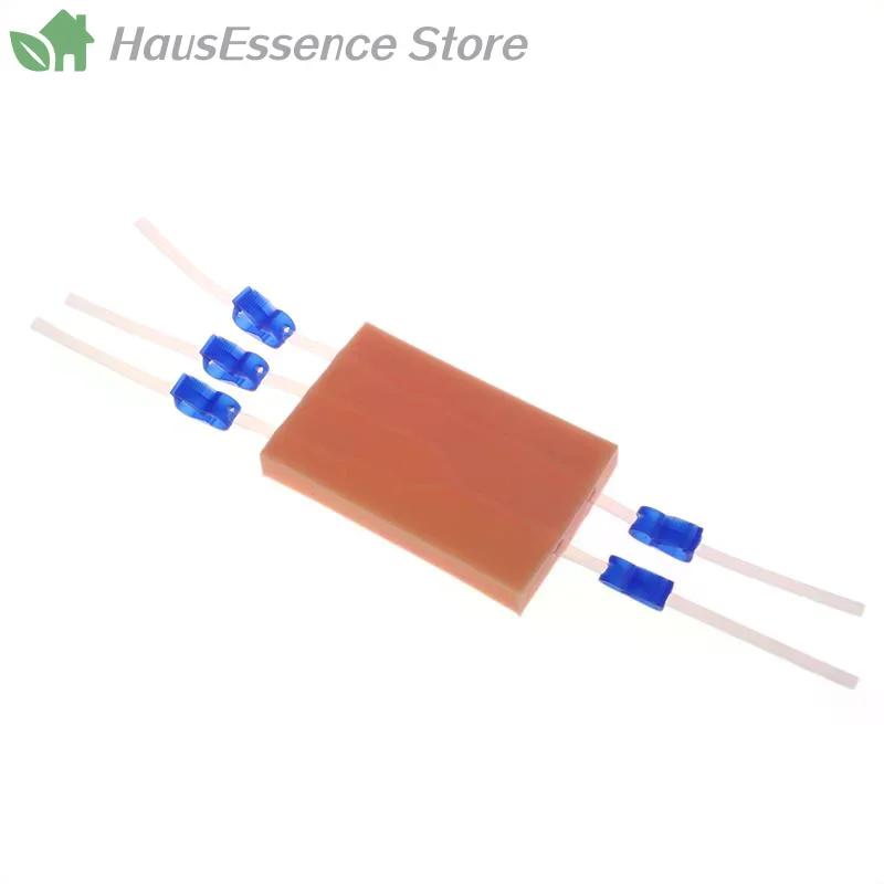 ※Venipuncture Injection Practice Pad Simulated Human Skin Care Tear Resistant Easy to Carry For Students Nurses Suture