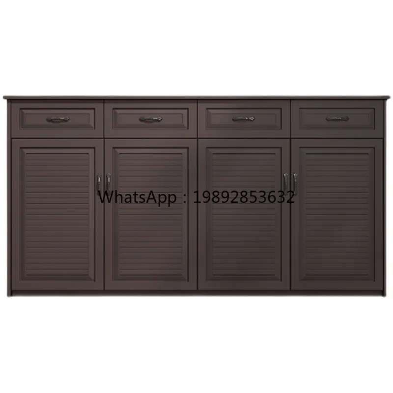 

LYY All-Aluminum Alloy Large Capacity Storage Cabinet Waterproof Sunproof Balcony Storage Cabinet High Appearance Outdoor
