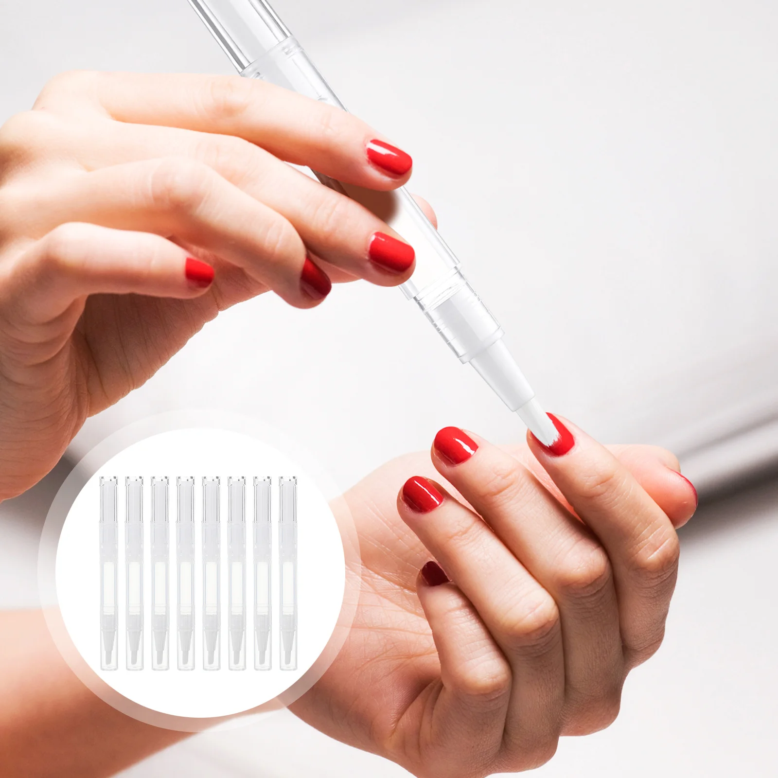 

21 шт., пустая масляная ручка для ногтей, 3 мл, прозрачный контейнер для лака для ногтей, блеск для губ, эфирное масло, маникюрный инструмент, жидкий тюбик