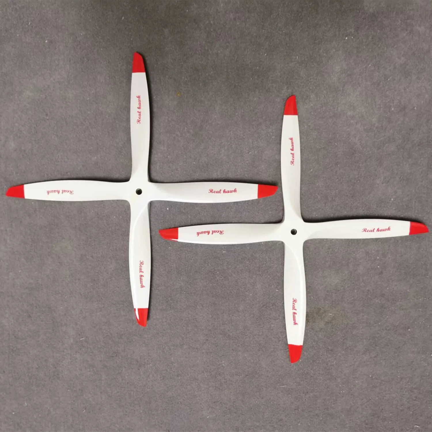 1 Pcs 4 Blade Custom 10/11/12/13/14 inch Forward(CCW)&Reverse(CW) White Beech Wood Propeller for Scale RC Gas Airplane Model