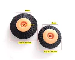 Black Bristle Brush Polishing Wheel Brush for Polishing Tool Accessories Abrasive Brushes 2C 4C