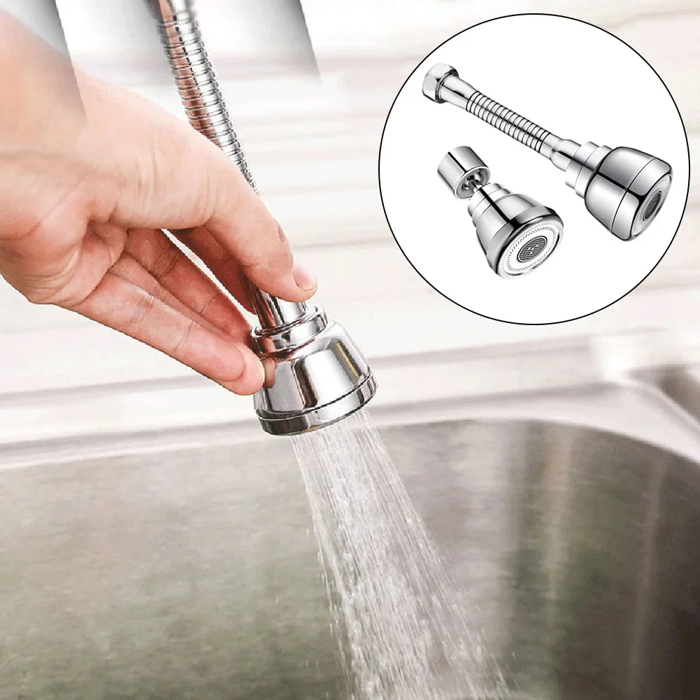 1pc Kitchen Sink Rotating Tap Extender Faucet With Hose Extension For Kitchen Sinks 360 Degree Rotating Nozzle